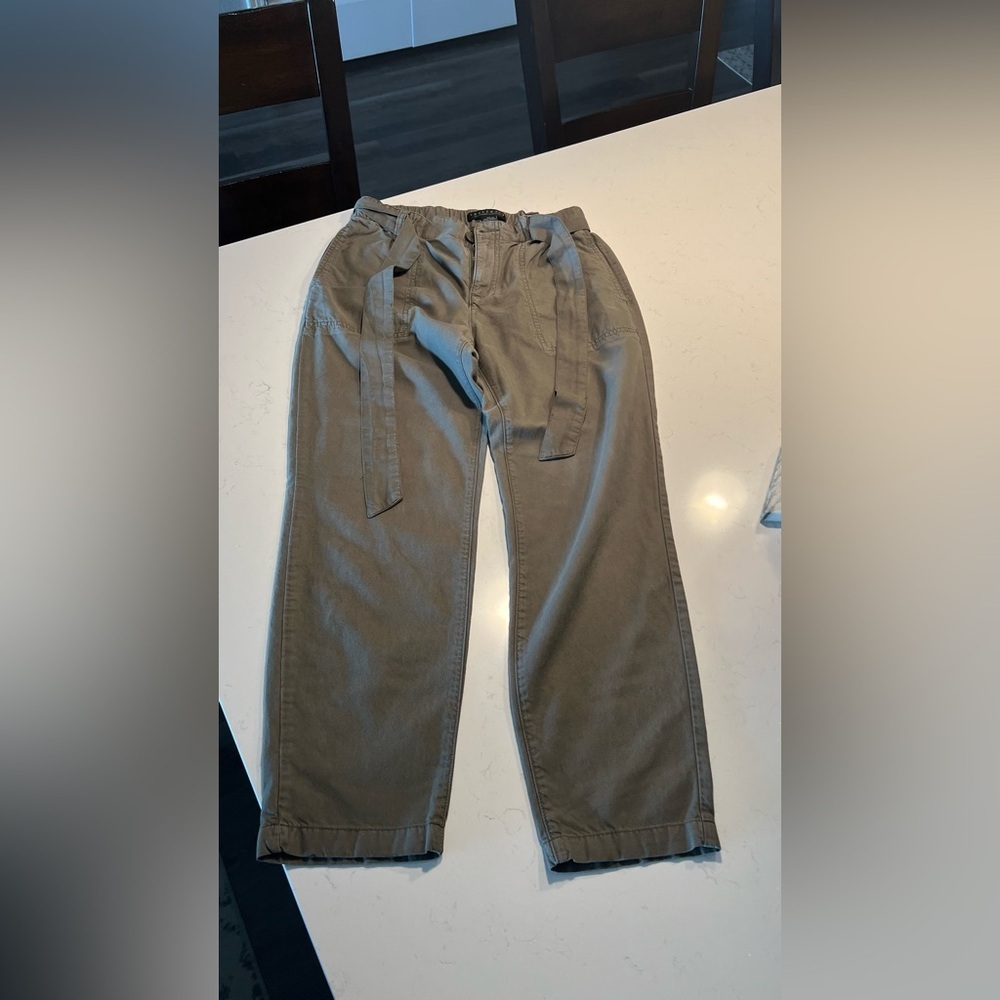 Sanctuary Standard Surplus Olive Belted Pants size 27